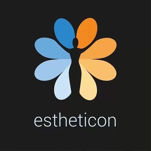 estheticon logo v CMYK neg dbk nahled